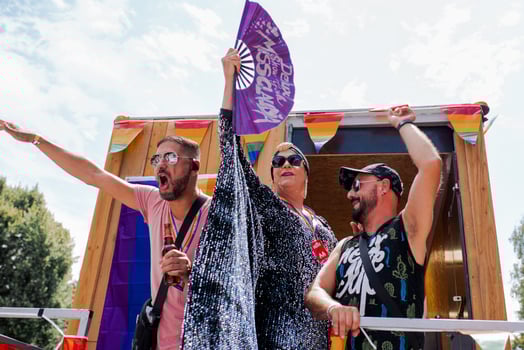 Esch-Sur-Alzette, Luxembourg - July 08, 2023 - Luxembourg Pride. Equality March. photo