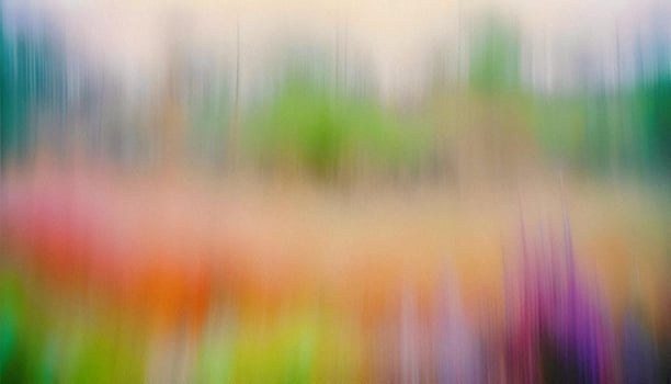 abstract dynamic blurred colorful green, yellow, orange, red, purple field landscape.soft elegant Nature background with delicate grane and soft lighting. for design, wallpaper, branding, presentations, promotional materials. High quality photo. photo