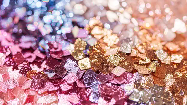 Beauty product and cosmetics texture, makeup shimmer glitter, blush eyeshadow powder as abstract luxury cosmetic background photo