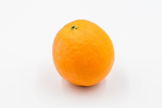 Fresh orange fruit isolate on white background, ripe orange isolated on white background photo