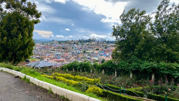 Misty Morning in the Ooty Mountains photo