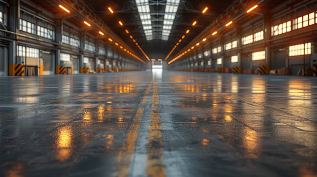 Large Warehouse With Numerous Windows photo