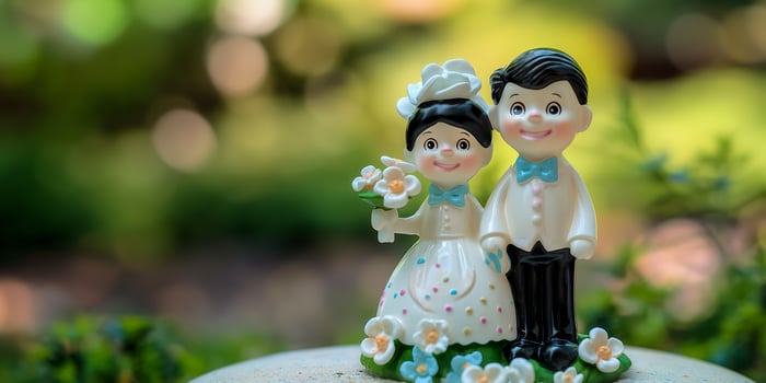 wedding cake topper figures photo