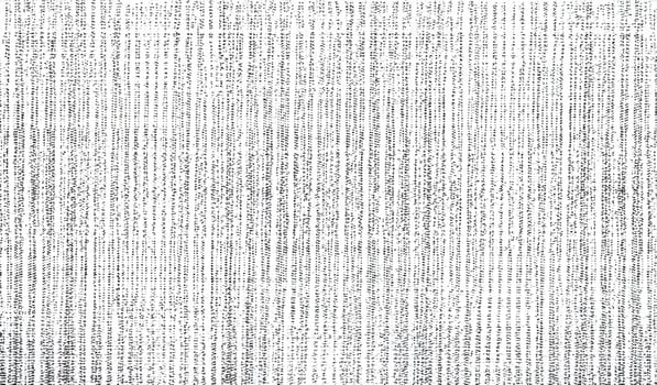 Abstract Halftone Grunge Texture of Woven Fabric in Black and White photo