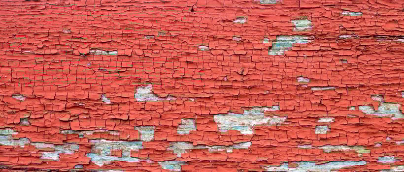 Vintage wood background with peeling paint. photo