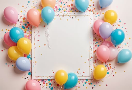 happy birthday template photo