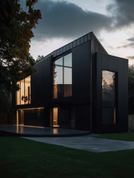 modern house exterior design photo