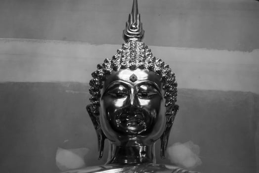 Buddha images of Thai people are public. photo