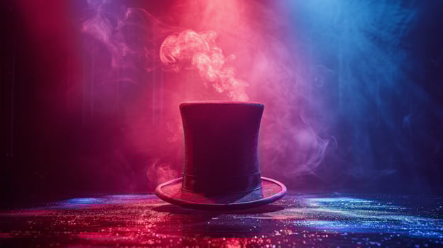 Top Hat Emitting Smoke photo