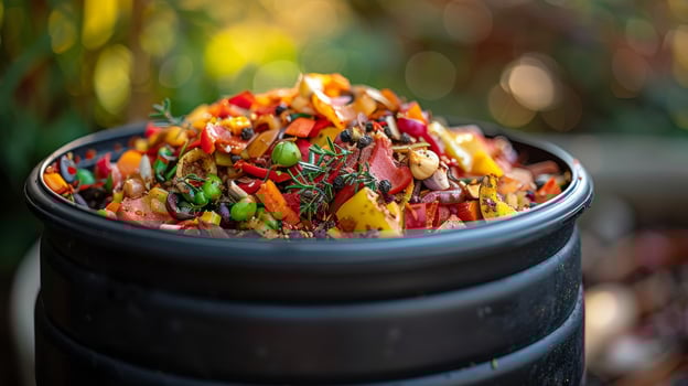 Assorted Vegetables in Bucket photo