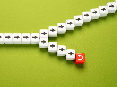 Return to the fork and take the second path. Stick to the plan. Go back to choosing paths. photo