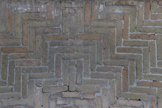 Old and traditional brick wall texture photo