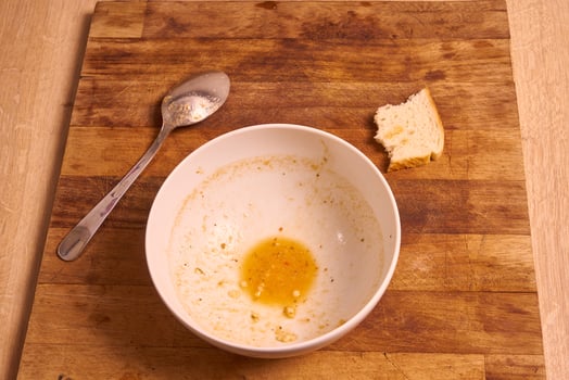soup in a bowl photo