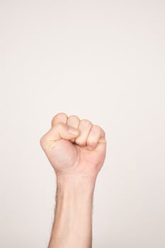 Hand sign language photo