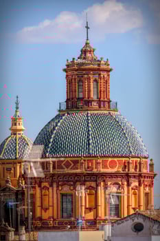 Dome of San Luis de los Franceses church, Seville, Spain photo