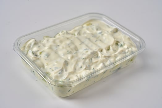 Greek appetizers on a white background photo