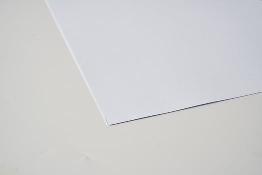 a 4 paper on a white background photo