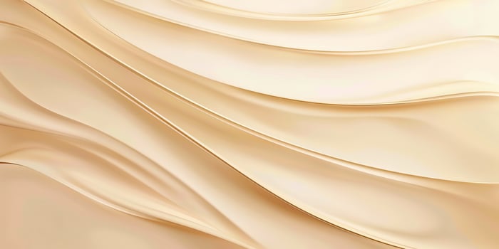 Elegant beige abstract background with smooth flowing wave-like patterns, perfect for modern design and artistic compositions. photo