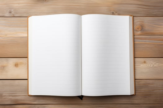 Open Notebook Top View photo