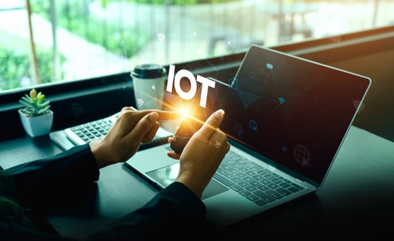 Smart Business IoT Leveraging the Internet of Things for Enhanced Efficiency, Real Time Analytics, Transformative Growth, Improved Operational Performance, Innovative Solutions, Global network photo