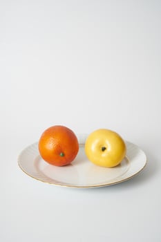 orange and pear photo