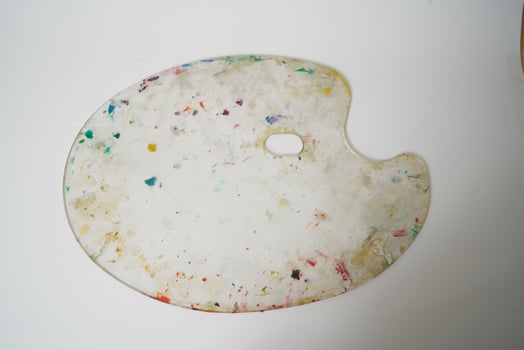 plastic painter's palette photo