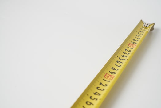 Steel ruler meter photo