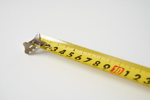 Steel ruler meter photo