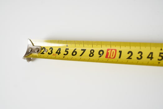 Steel ruler meter photo