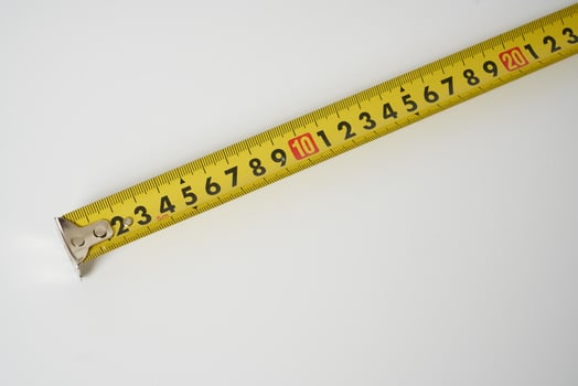 Steel ruler meter photo