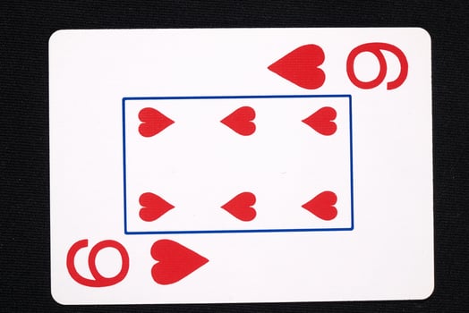 play cards on white background photo