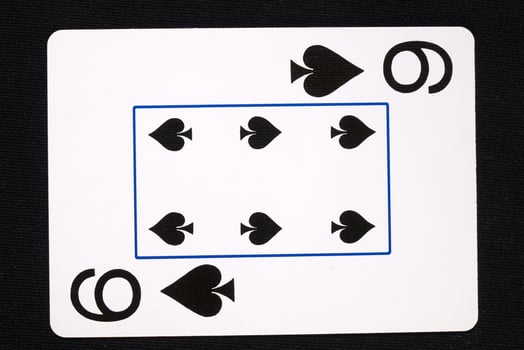play cards on white background photo