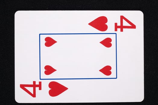 play cards on white background photo