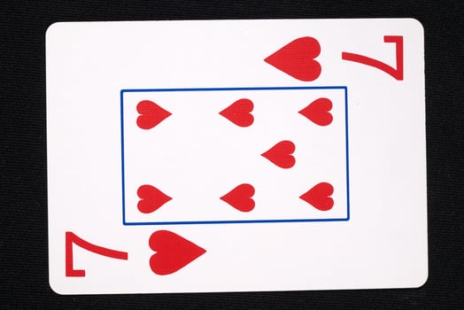 play cards on white background photo