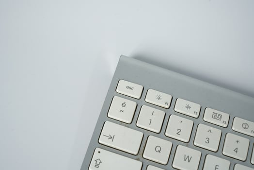 Bluetooth keyboard metallic grey photo