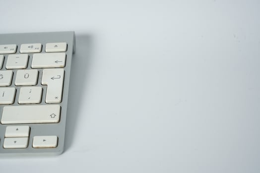 Bluetooth keyboard metallic grey photo