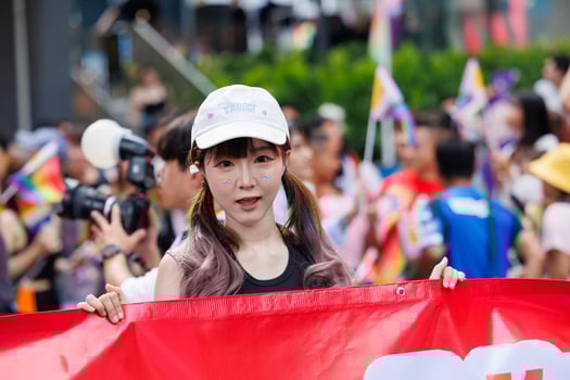 Bangkok Pride Festival 2024 Parade of LGBTQIAN people at Siam Center MBK in concept Celebration Of Love, 1 June 2024, Bangkok, Thailand. photo