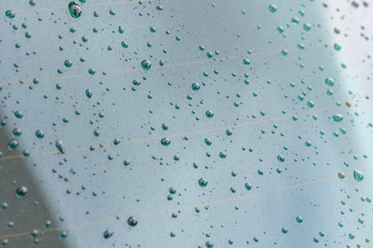 Rain drops on windshield 2 photo