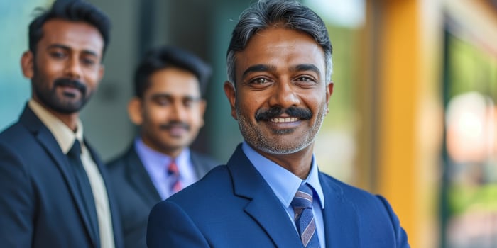 Portrait of Indian Businessmen photo