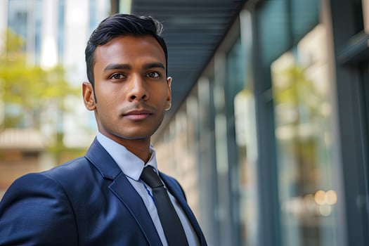 Portrait of Indian Businessman photo