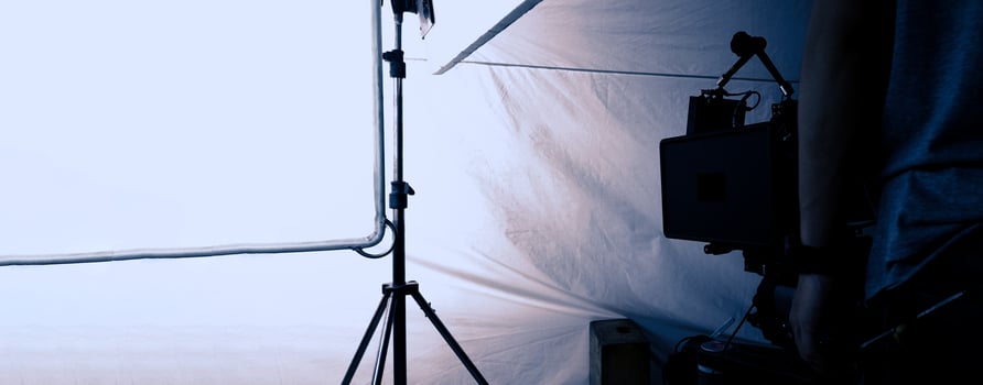 Film Production studio used in shooting or studio sets. photo