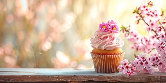 Cupcake on the Table photo