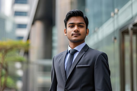 Indian Businessman in Suit photo