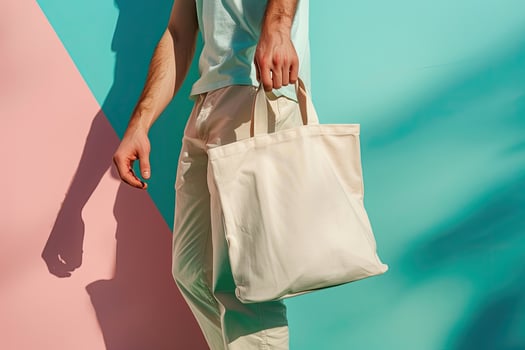 Man with Shopping Bag photo