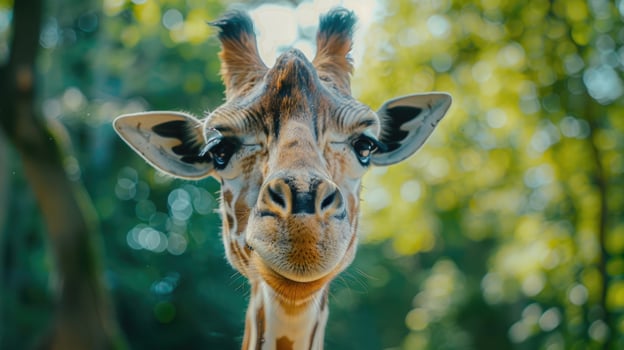 Portrait of Giraffe photo