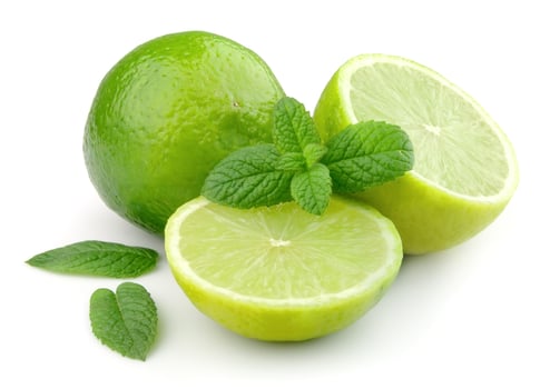 Sweet lime with mint photo