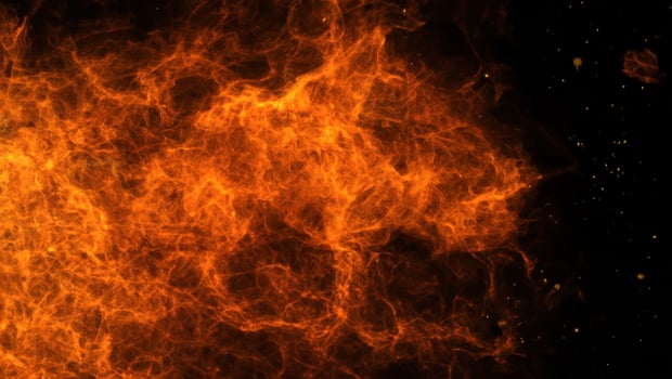 Cinematic Abstract Fire Flame Texture Background photo