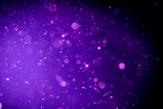 Celestial Purple and Violet Bokeh on Dark Background photo