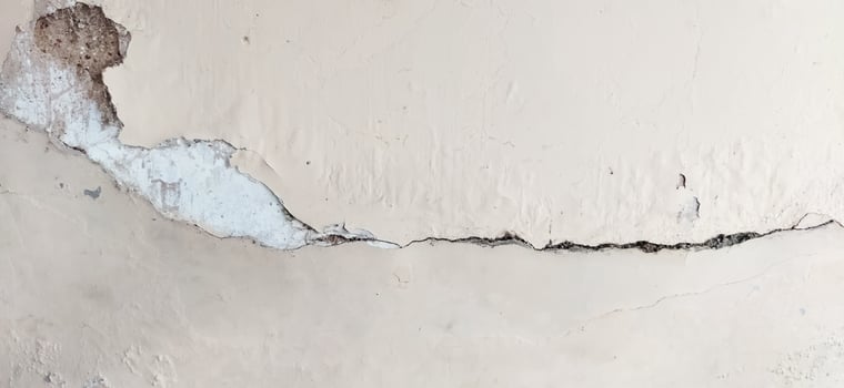 Crack concrete wall texture background. photo