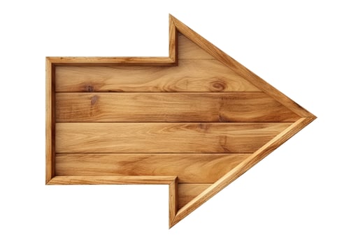 Wooden Arrow Sign, photo